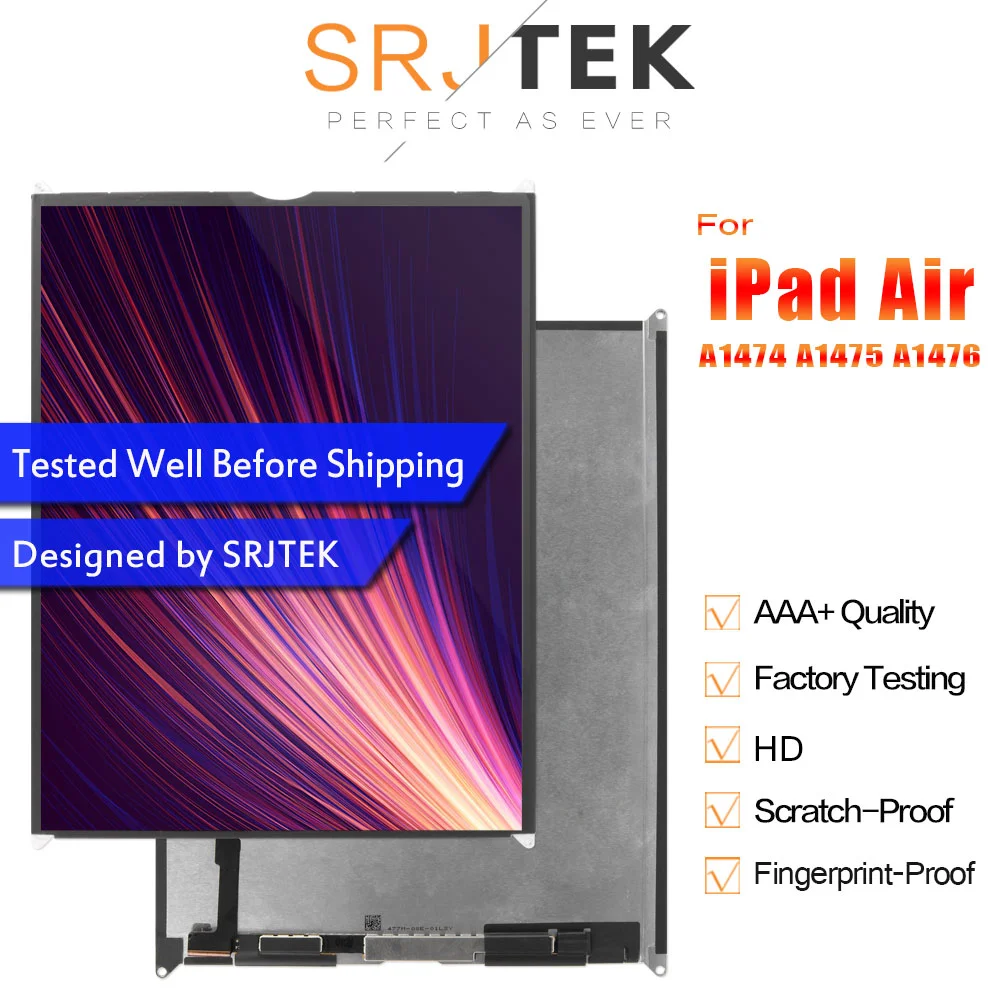 ЖК дисплей SRJTEK 9 7 дюйма для iPad Air 1 Air1 iPad5 A1474 A1475 A1476 матричный экран планшетный ПК