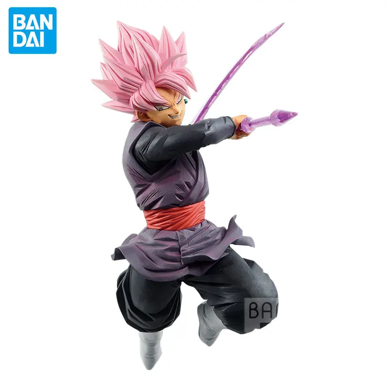 

Dragon ball Z Figure Bandai Original Banpres Black Goku Pink Zamas Action Anime Figure PVC Model Toy Doll Statue Collection gift