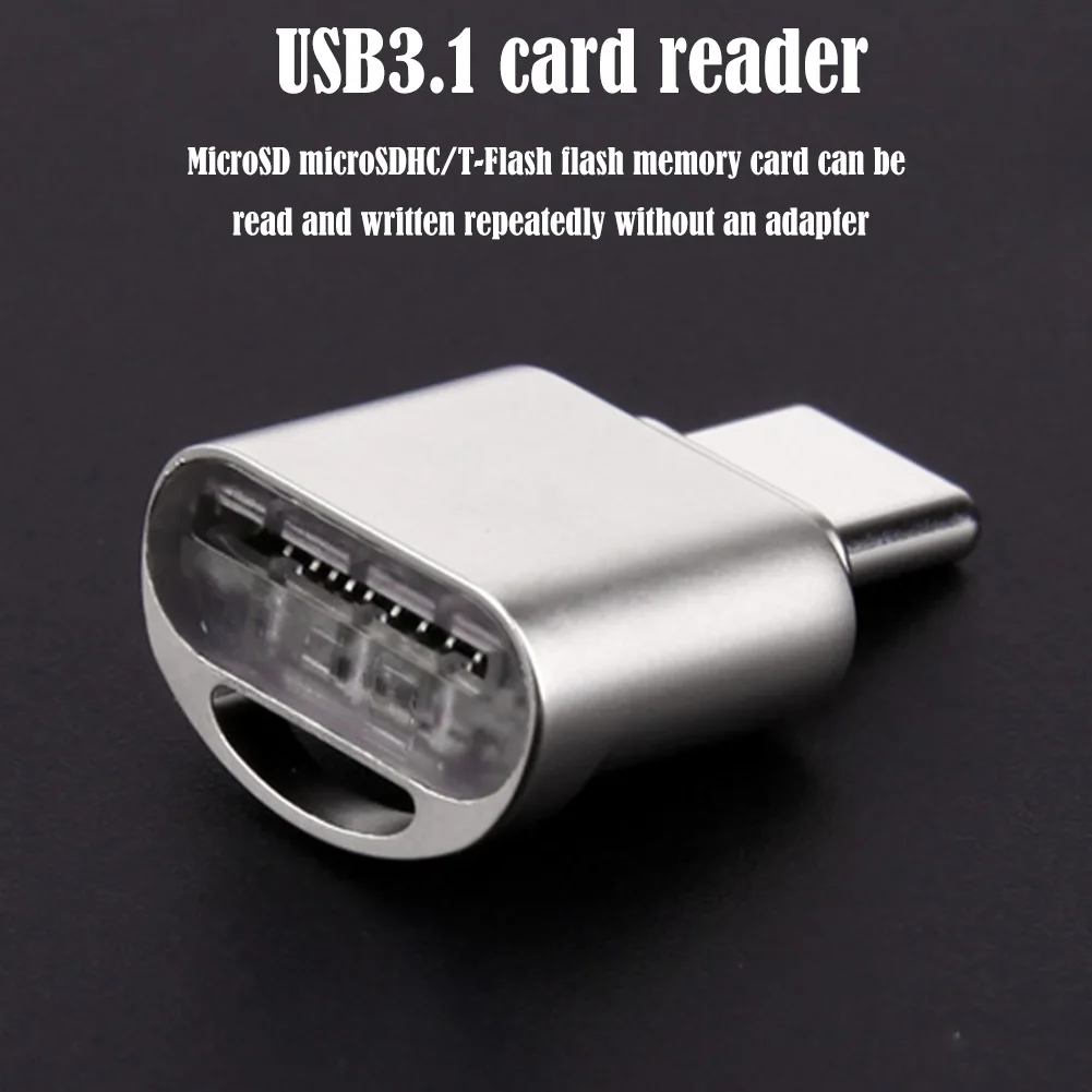 Портативный кардридер USB 3 1 Type C адаптер OTG для TF Micro SD Type-C Samsung Macbook Huawei OPPO |