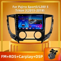 peerce for mitsubishi pajero sport3l200 5 triton 3 2015 2019 car radio multimedia video player navigation gps android 10 2din