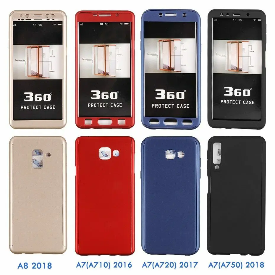 360 шт передний + Задний Полный чехол для samsung Galaxy A10 A20 A30 A40 A50 A70 A30S A50S M10 M20 с