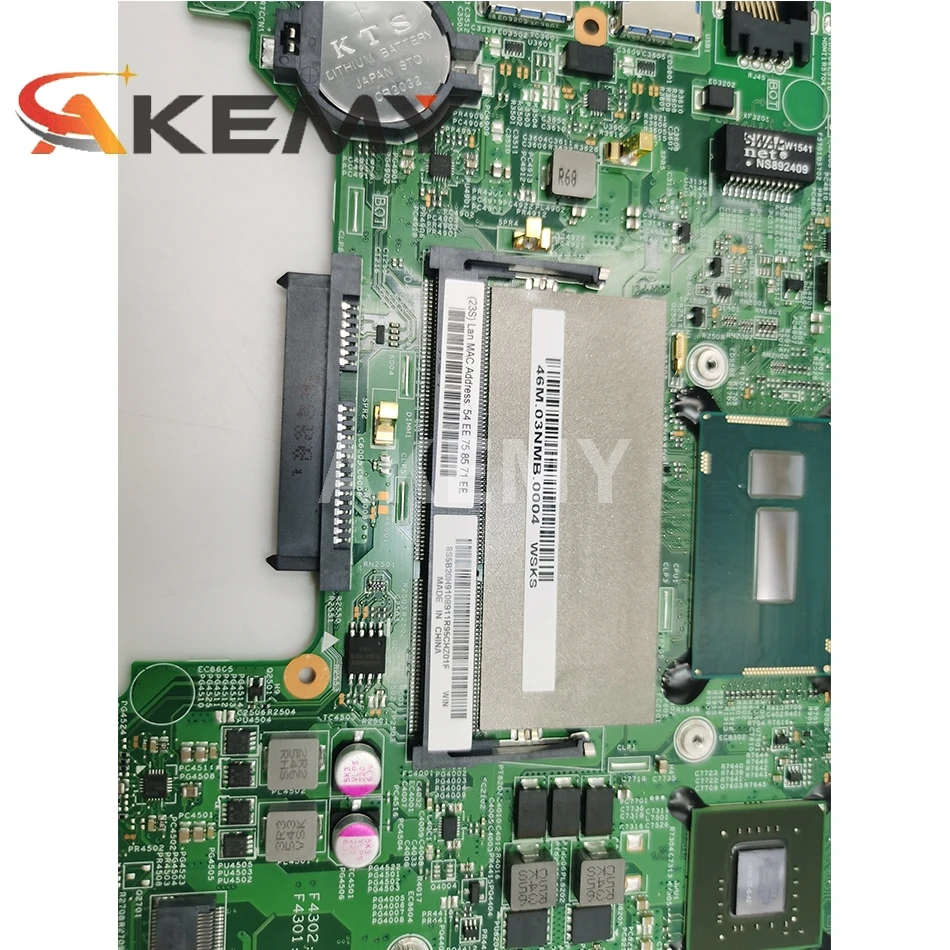 

New For Lenovo YOGA 500-14IBD S41-70 U41-70 FLEX3 1470 FLEX3-1470 Laptop motherboard 14217-1M Mainboard I5-5200U GT920M-2G