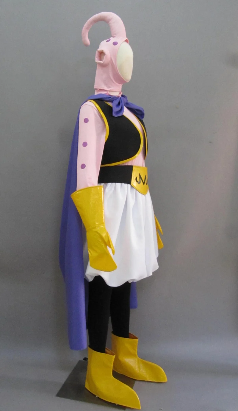 Majin Boo the fat Cosplay Costume Custom Made Any Size for Unisex Women Mens Halloween Costumes | Тематическая одежда и