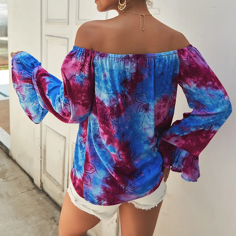 Большие размеры 2019 женские новые летние топы с цветочным принтом в стиле бохо