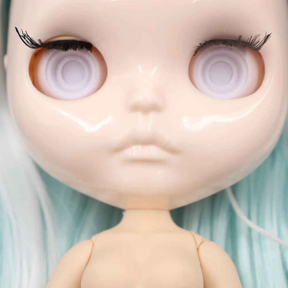 Кукла Blyth ICY DBS без макияжа глаз и глянцевого лица с белой кожей для шарнирных