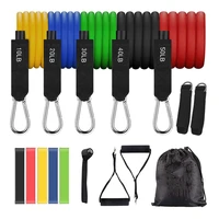 resistance bands set yoga pull loop workout bands muscle exercise latex door anchor equipment fitness home gym boxing training