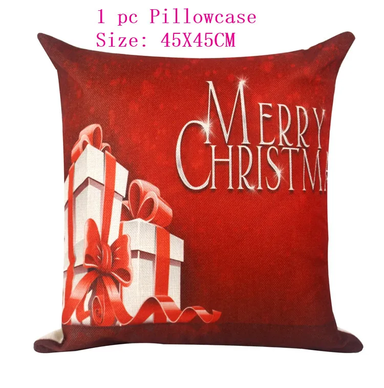 Red gift box 1 шт. рождественские украшения для дома Navidad kerst decoratie плюшевые украшения с подвеской в виде оленя лося и оленя год - Цвет: Red gift box