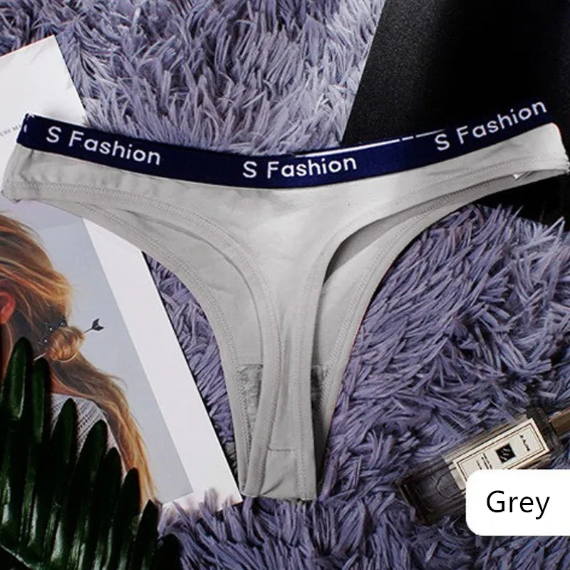 

6PCS New Luxury Sexy Thong Women Underwear Panties Soft Cotton Woman G-string High Quality Female Underpants