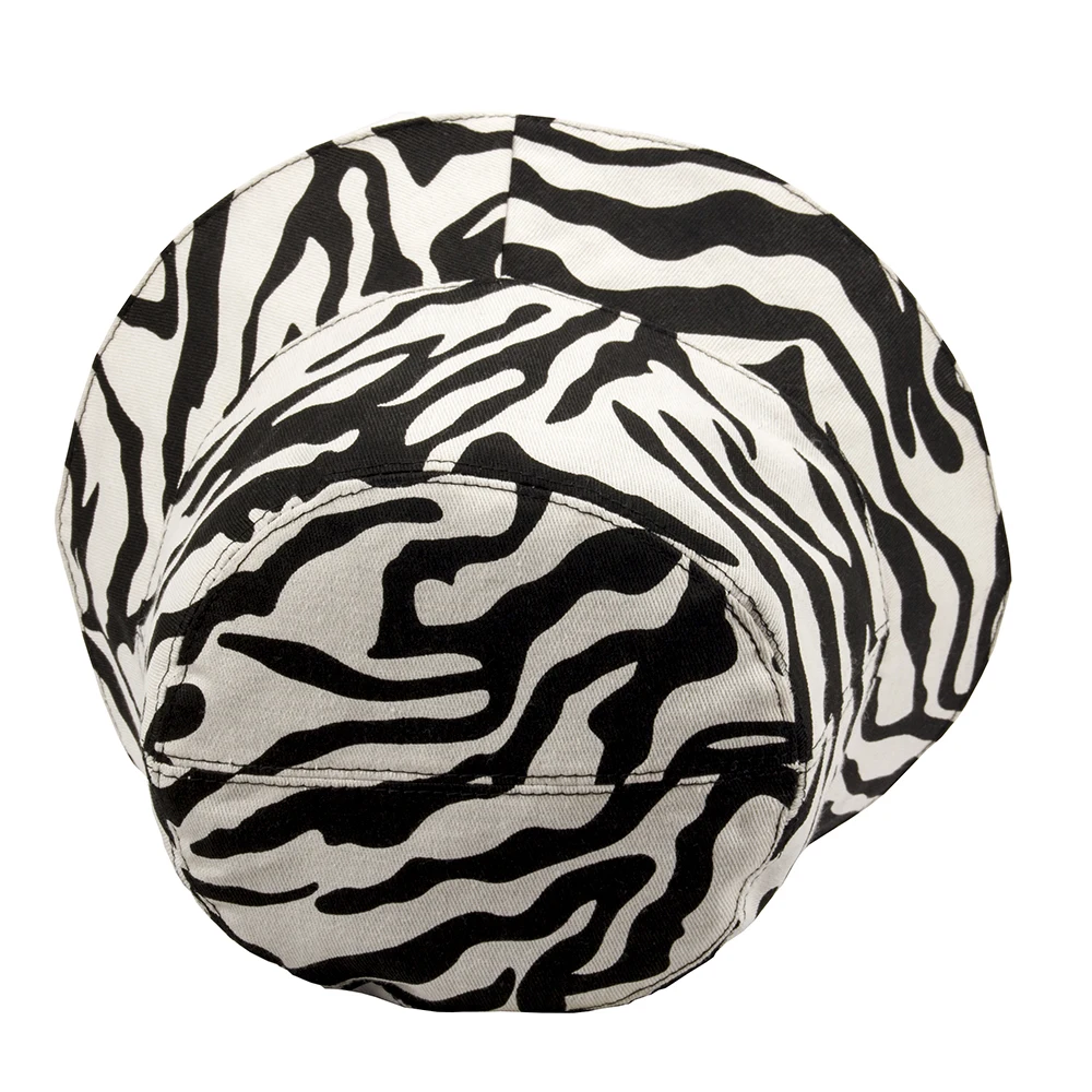 Женская панама с рисунком зебры летняя шляпа в виде раковины Солнцезащитная для