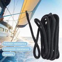 bt rp002 dockline double braid anti scratch with protective sleeve mooring boat rope docking rope for kayak
