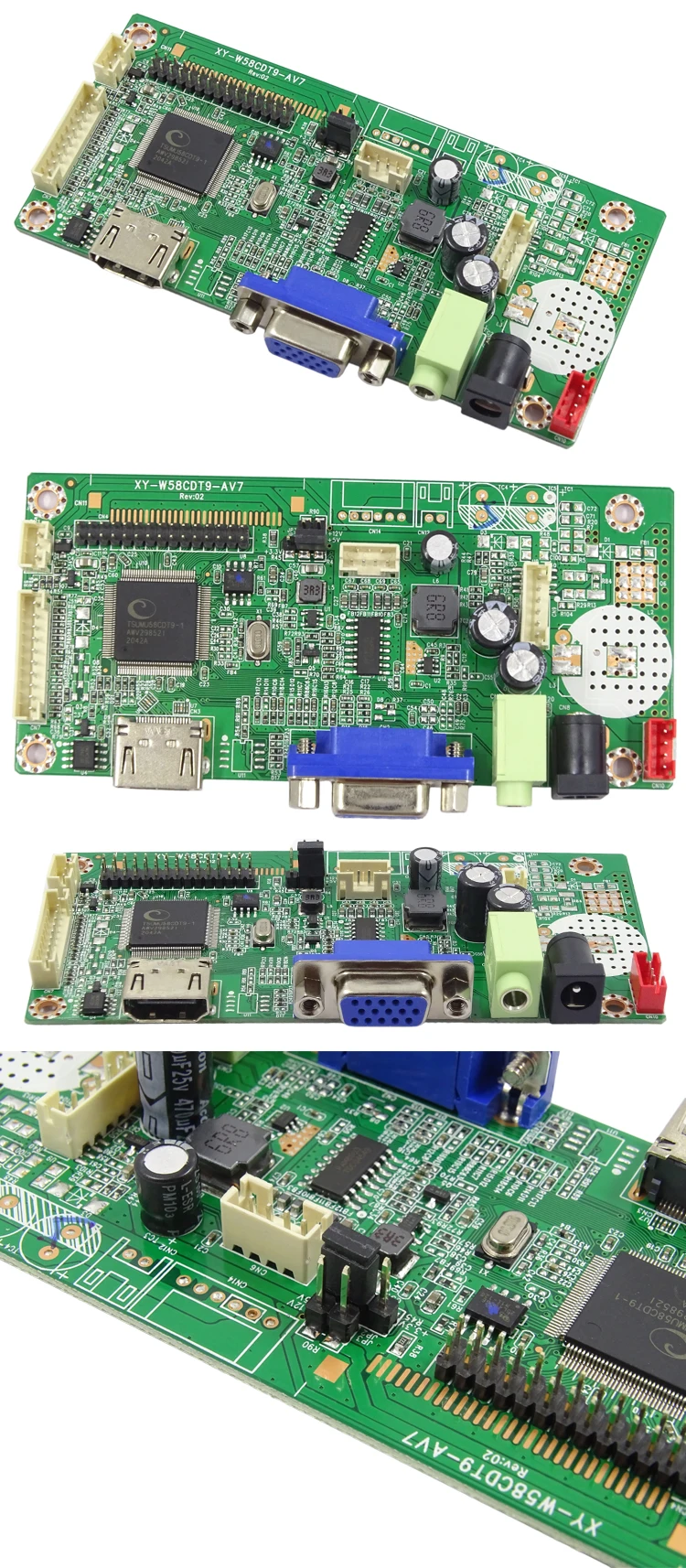 

HDMI Notebook Monitor JRY-W58CDT9-AV2 HD LCD Driver Board HDMI + VGA