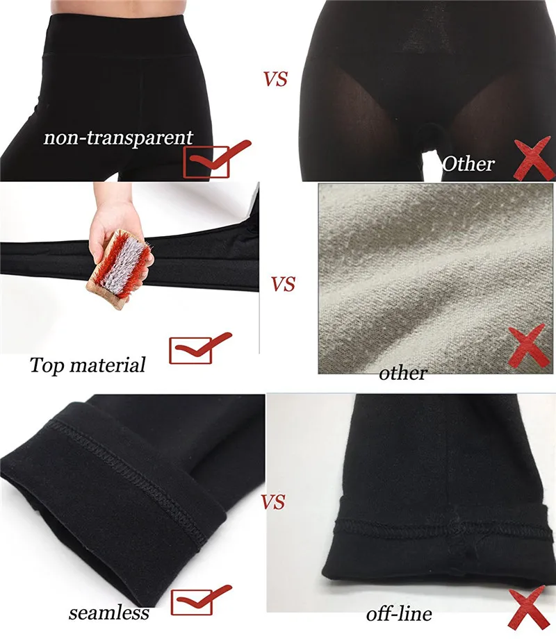 NINGMI осень зима согревает Леггинсы для женщин спортивные брюки флис нижнее белье