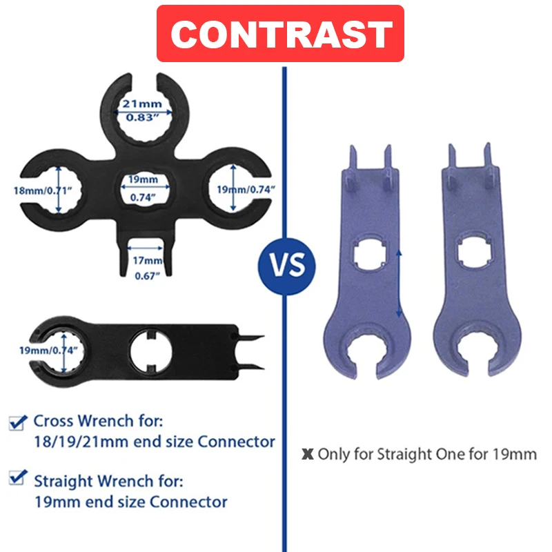 прижимать клещи Набор инструментов для обжима солнечных батарей комплект MC4