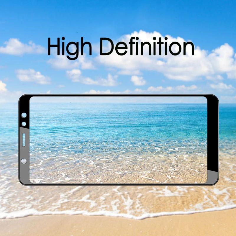 2pcs tempered glass for samsung galaxy a6 plus 2018 screen protector for samsung a 6 plus 6plus a6plus 2018 protective glas film free global shipping