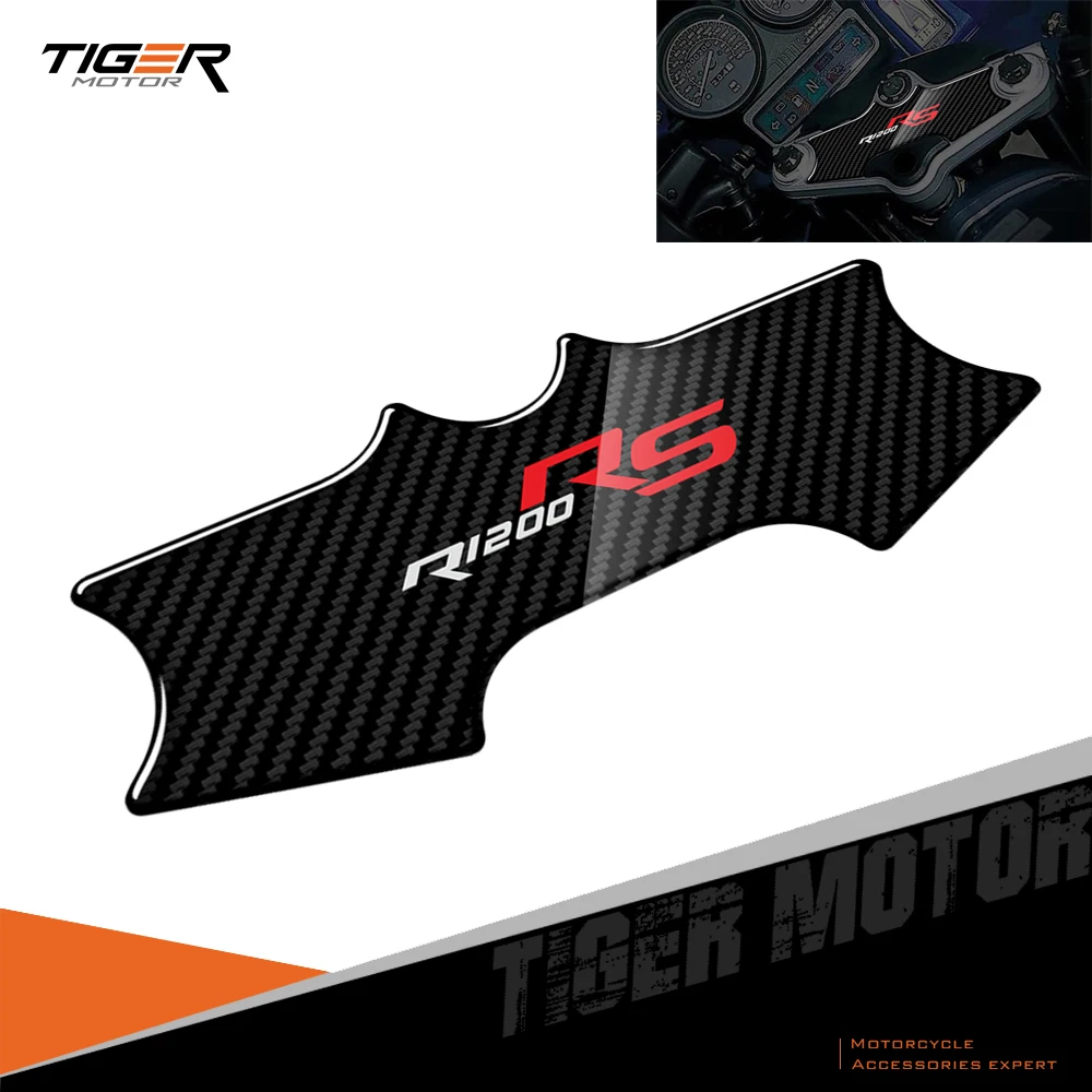 

For BMW Motorrad R1200RS 2001-2005 3D Carbon-look Upper Triple Yoke Defender