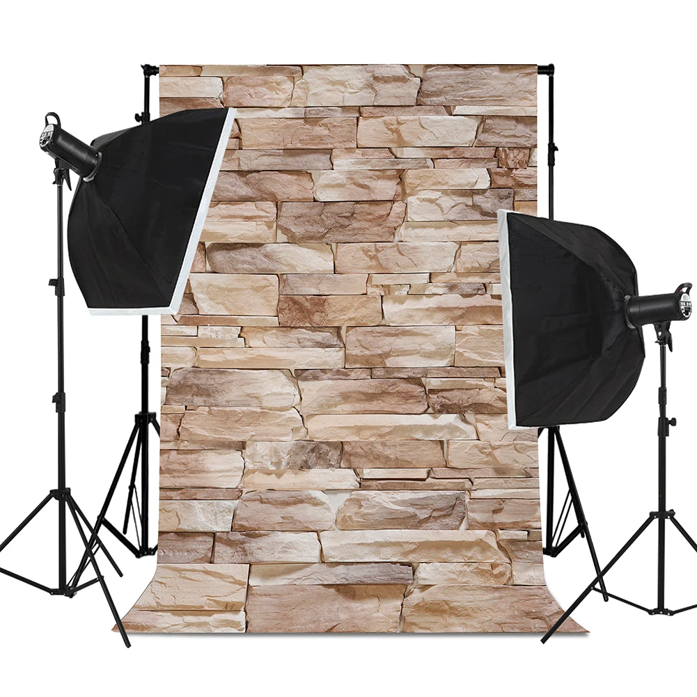 

225/150cm Vintage Brick Wall Wood Board Photography Background Birthday Party Backdrop Baby Photo Backdrop Studio Supplies Props