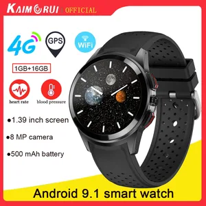 lt10 android 9 1 smart watch 4g 1gb16gb 1 39 watch 8mp camera sim card phone call wifi gps smartwatch connect android ios free global shipping