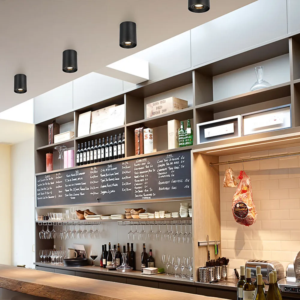 Светодиодный светильник GU10 с поверхностным креплением потолочная лампа