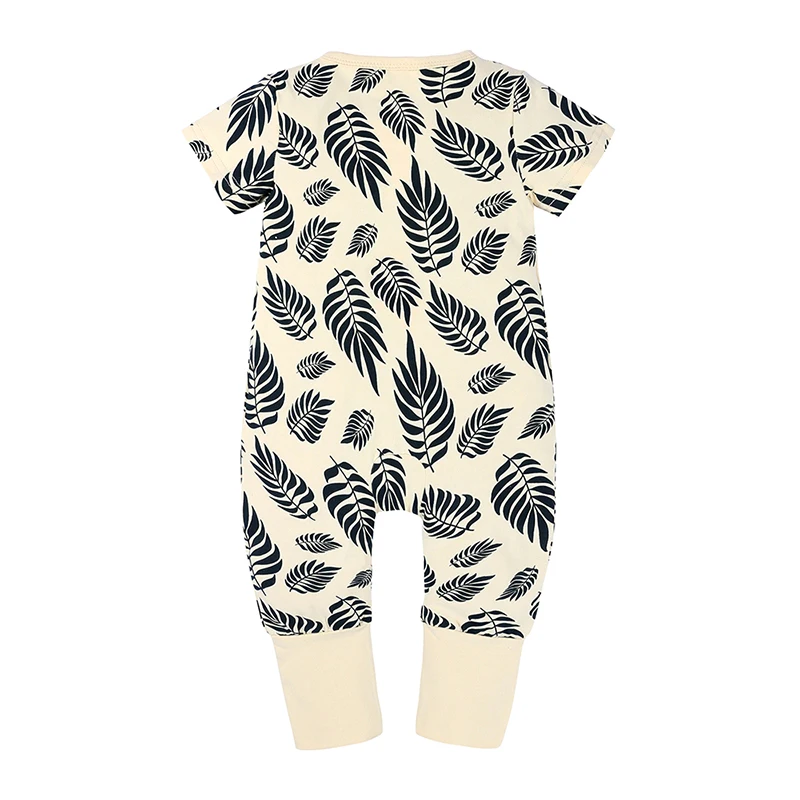 Детские комбинезоны для новорожденных мальчиков и девочек Летний комбинезон на