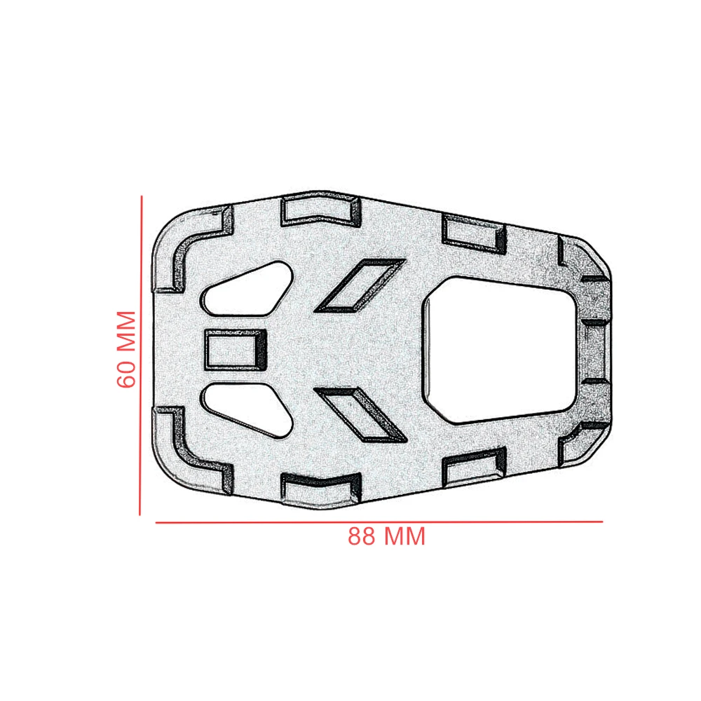 MTKRACING CNC аксессуары для мотоциклов заготовка ножная широкая педаль BMW F700GS F 700GS f700gs