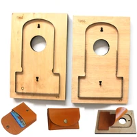 diy leather craft card holder coin bag knife mould die cutter hand punch tool pattern