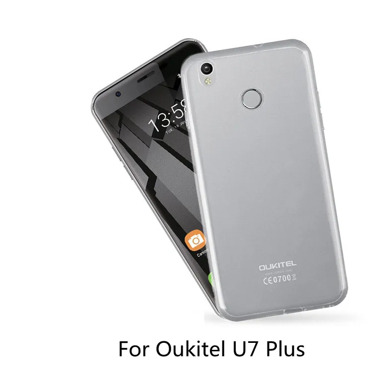 Чехол для Oukitel U7 Plus чехол с откидной магнитной крышкой кожаный и силиконовый