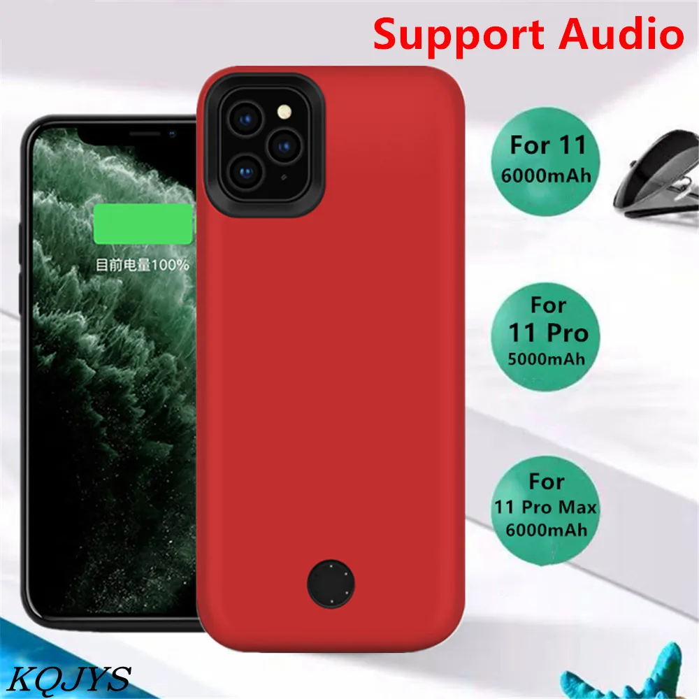

KQJYS Portable Power Bank Battery Charger Cases For iPhone 11 Pro 11 Pro MAX 11Battery Case Max External Battery Charging Cover