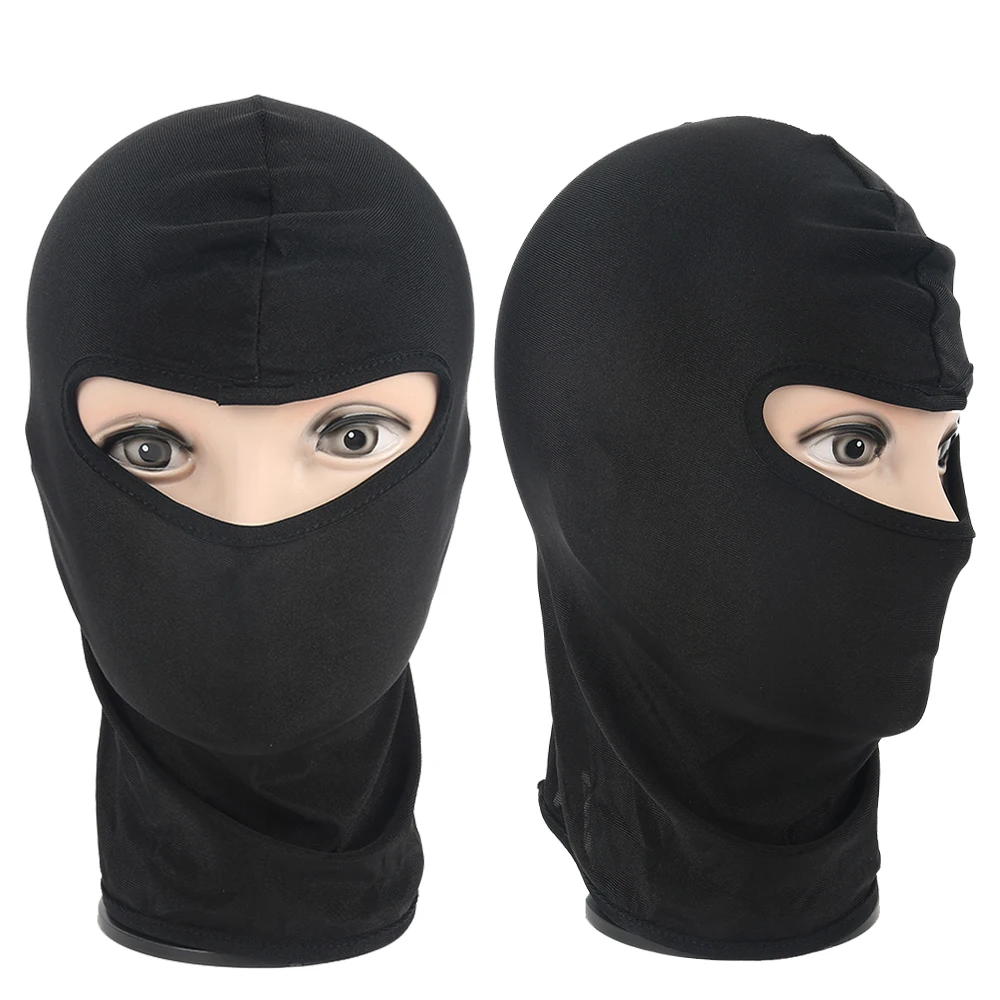 Мотоциклетная дышащая маска на все лицо защита шеи тонкая эластичная