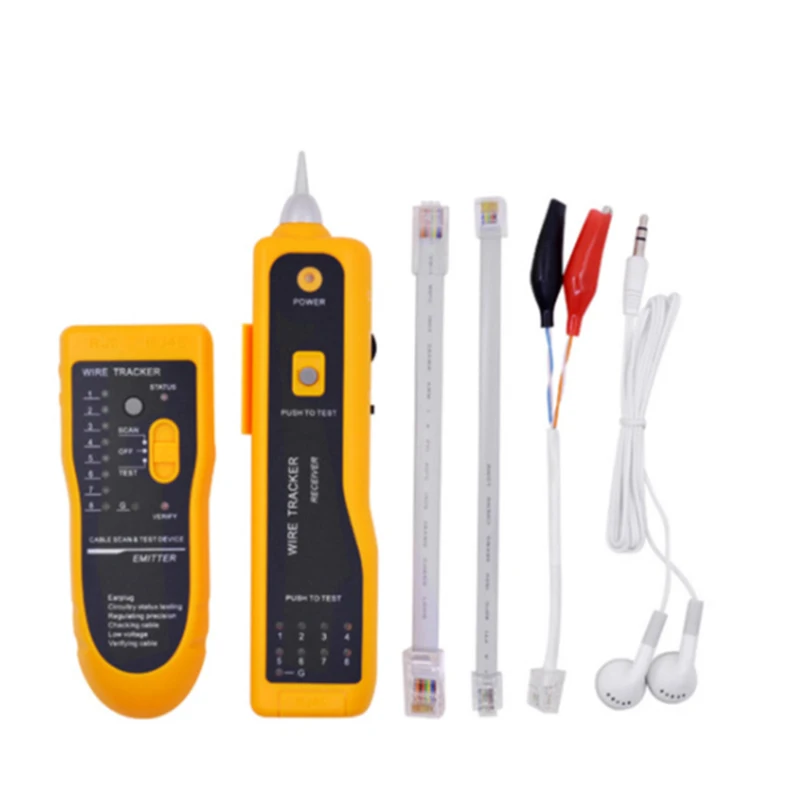 

JW-360 LAN Network Cable Tester Detector Phone Telephone Wire Tracker for Cat5 Cat5E Cat6 Cat6E RJ45 RJ11 Line Finder