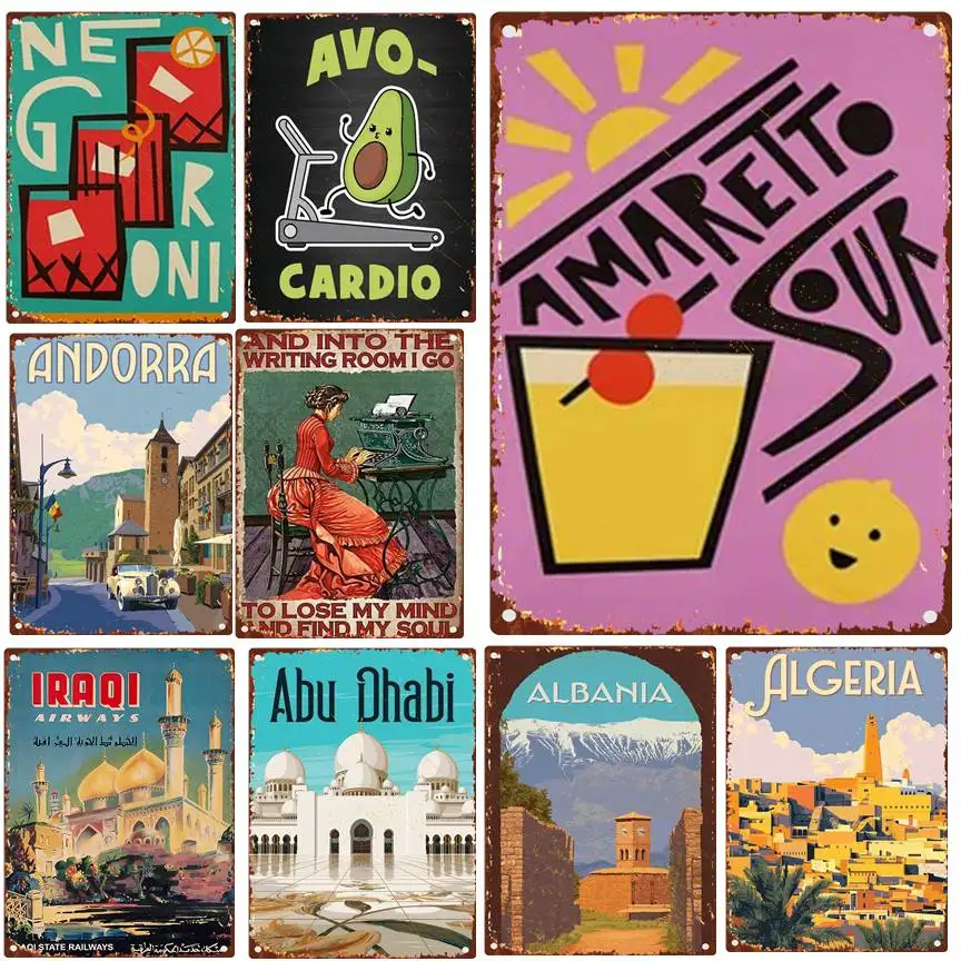 

Tin Sign 365 Days Banner Home Gym Decor Large Motivational Quote Wall Art