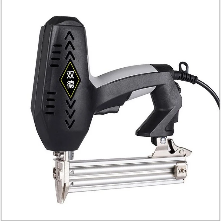 Promotion sale of 1set home using speed adjustable impact force electric nail gun the fastest U/T type dual-purpose nails | Инструменты