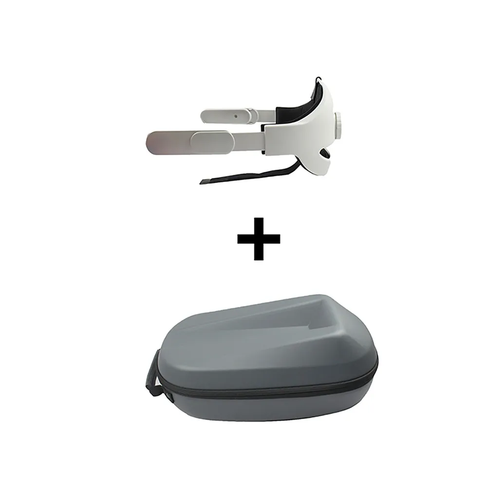 

Защитный чехол, сумка для хранения и опорная рамка для головы, белый шлем для Oculus Quest 2, аксессуары