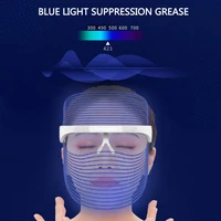 led face mask light photon therapy rechargeable 3 color anti wrinkle acne skin tighten spa beauty pdt led facial therapy mask