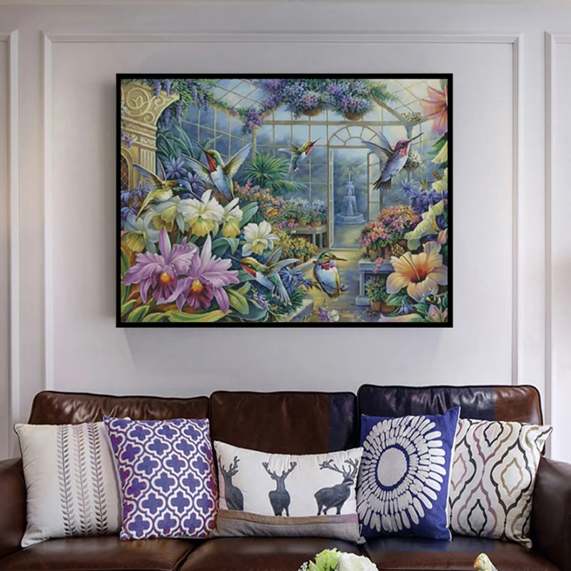 Рукоделие вышивка крестиком DMC для творчества полный набор вышивки Цветочная с