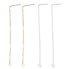 Соединитель для сережек сделай сам, с колечком-капелькой 3,5 дюйма