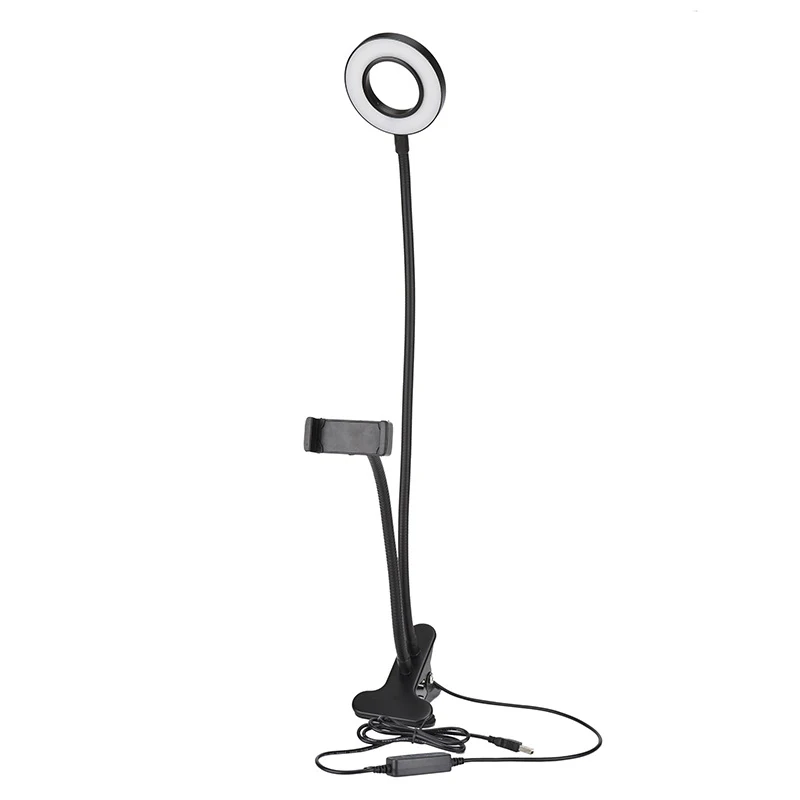 

LED Ring Light Mobile Phone Live Support Fill Light Led With Makeup Dimmable Telescopic Stand Beauty Luminous Ring Fill Light