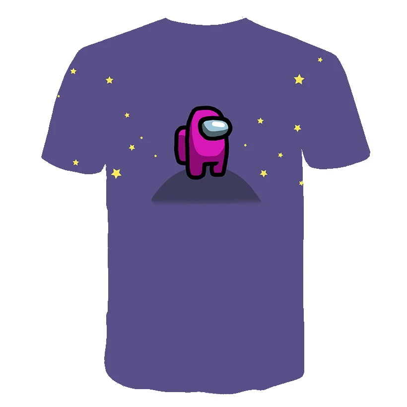 

2021 Summer Game Impostor t shirt Kids Video Game T Shirt For Boys And Girls Streetwear Funny Cartoon Anime Tshirt Hip Hop Tops