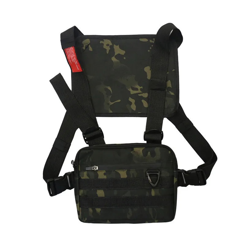 

Small Chest Rig Bag Outdoor Streetwear Strap Vest Chest Bags For Men WomenSport Chest Pocket Bag