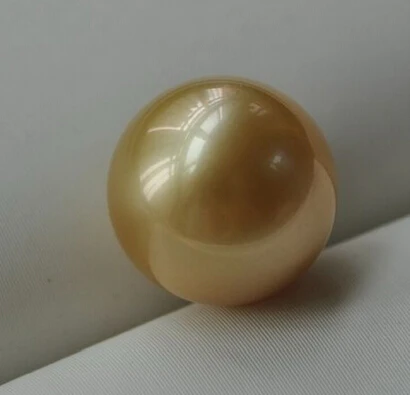 DYY+++817 round AAA 12mm south sea gold loose pearl half drilled | Украшения и аксессуары