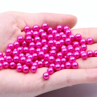 3mm 500pcs small pack multiple colors no hole round pearls imitation pearls dresses diy jewelry nail art decorations