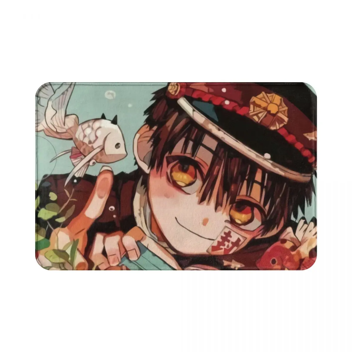 

Hanako Kun Jibaku Shounen Polyester Doormat Rug carpet Mat Footpad Anti-slip removalEntrance Kitchen Bedroom balcony Cartoon