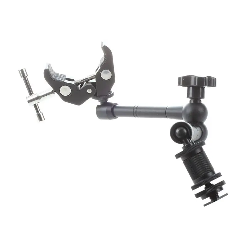 11&quot Inch Friction Articulating ic Arm + Super Clamp Crab Plier Clip for DSLR | Электроника