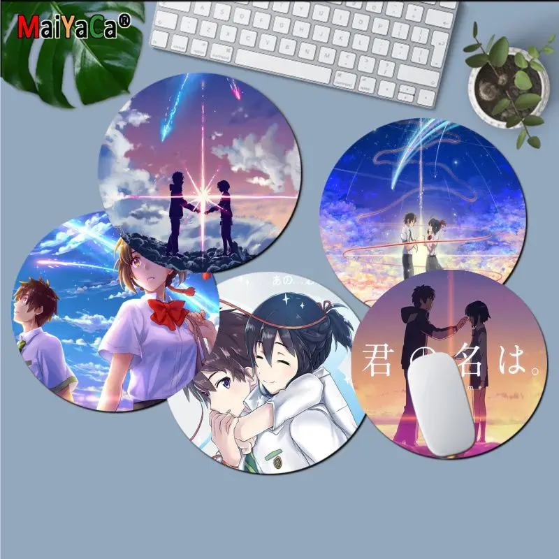

My Favorite Anime your name Natural Rubber Gaming mousepad Desk Mat gaming Mousepad Rug For PC Laptop Notebook