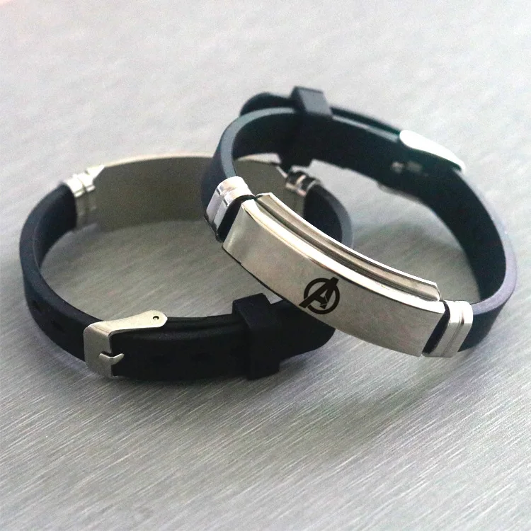 Marvel Мстители Браслет Аниме Фигурка Бэтмен Америка Капитан браслет с символом