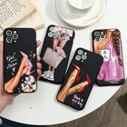 Модная обувь на высоком каблуке, Женский чехол для iPhone 12 Pro Max Mini 11 Pro X XS Max XR 8 7 6 6s Plus, мягкий чехол
