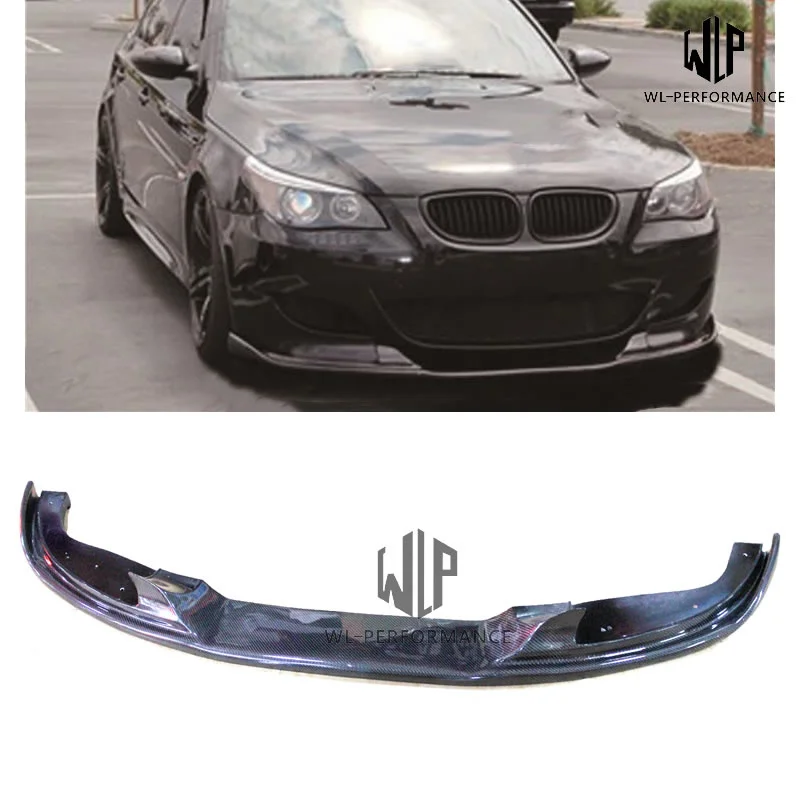 

E60 M5 Carbon Fiber Front Lip Bumper Splitter Diffuser Car Styling for BMW 5 Series E60 M5 520i 525i 530i 535i 03-09