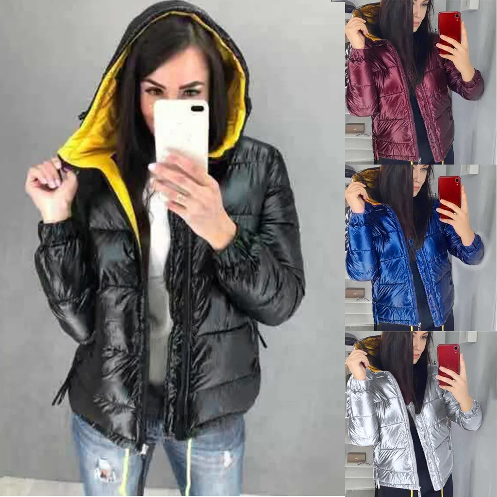Женский пуховик зимняя куртка для женщин теплая плотная верхняя одежда с