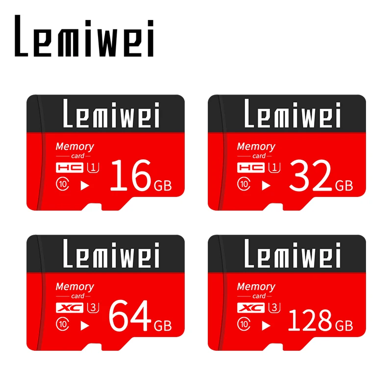 Lemiwei Micro SD card 128gb tarjeta sd Original Memory Card 64gb Microsd 32gb Cartao de Memoria 16gb TF Cards |