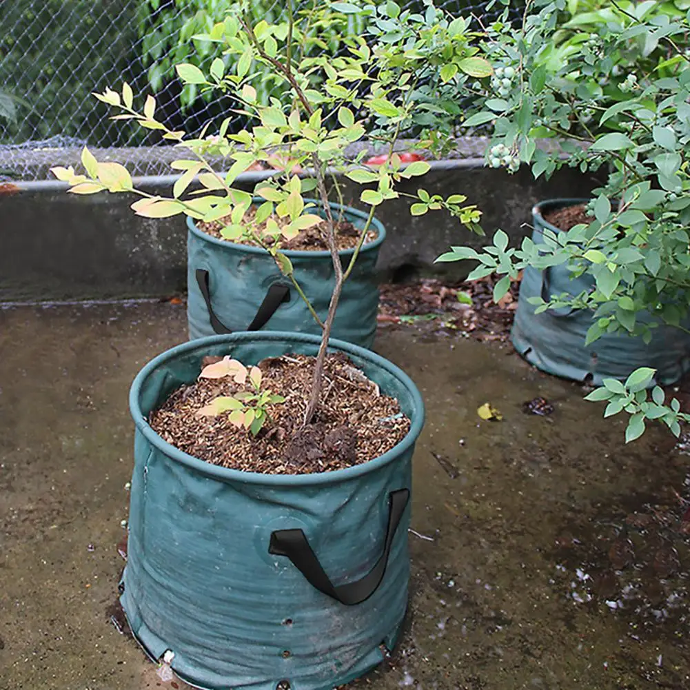 

Planting Grow Bag Breathable Folding Vegetables Plant Growing Bags Bucket Planter With Handle For Garden Balconies Greenhouses