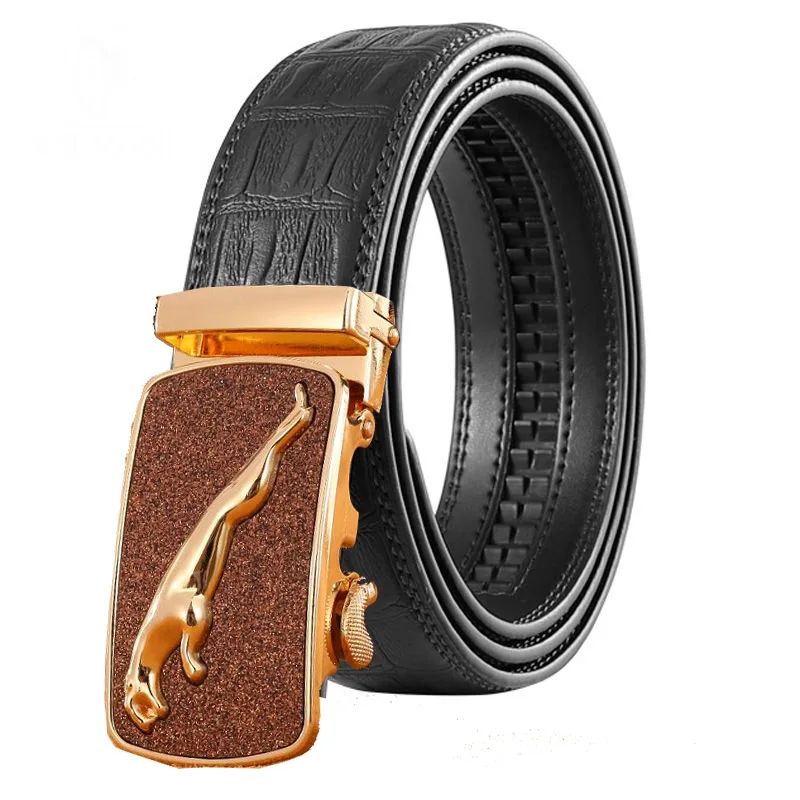Известный бренд черный ремень для мужчин высокое качество натуральная кожа